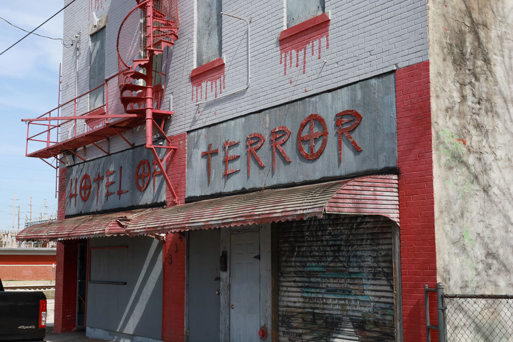 The city is seeking to seize the Hotel of Terror building via eminent domain. 